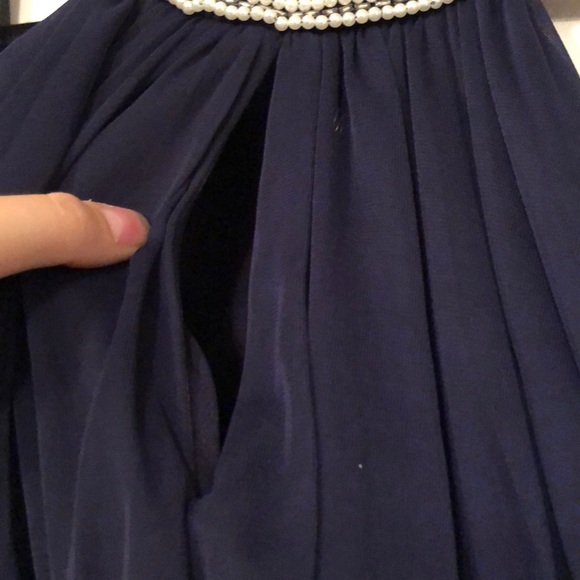 Juniors Navy Homecoming or Prom or Dance Dress - Picture 3 of 5